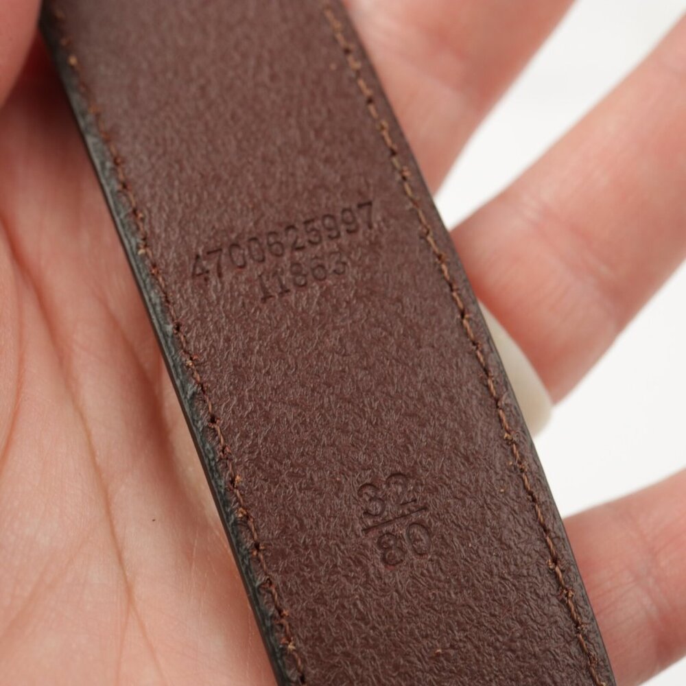 LRL Ralph Lauren Mens Belt Size 32 Brown Leather Adjustable Classic Business - Picture 10 of 12